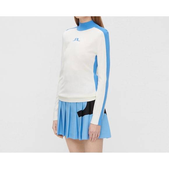 NEW J.LINDEBERG adia turtle neck in white - Picture 2 of 6